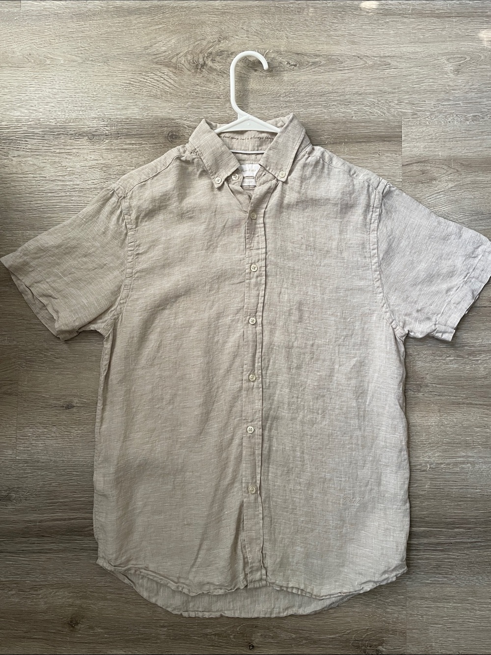 Porter & Ash | 100% linen button down shirt size small